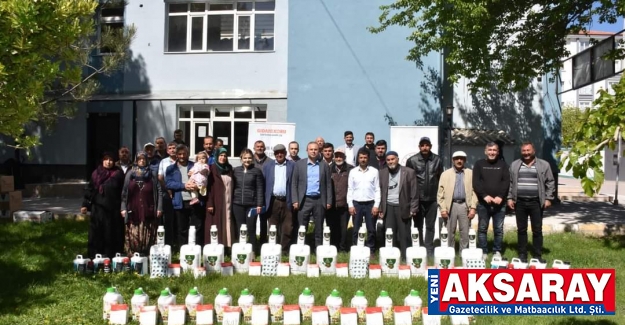 Organik tarım yapanlara ilaç dağıtımı yapıldı
