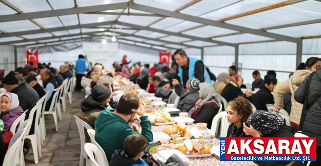 İftar çadırında her gün farklı heyecan
