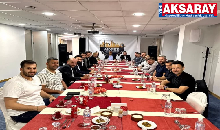 Aksaray Müteahhı̇tler ve İş İnsanları Bı̇rlı̇ğı̇ ı̇lk toplantısını yaptı