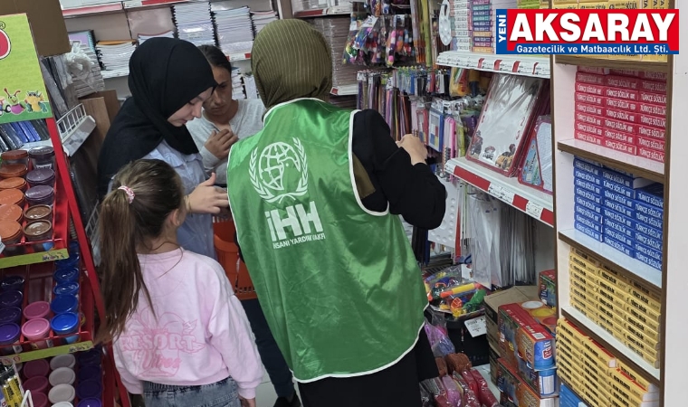 Yetim ve ihtiyaç sahibi ailelere kırtasiye desteği