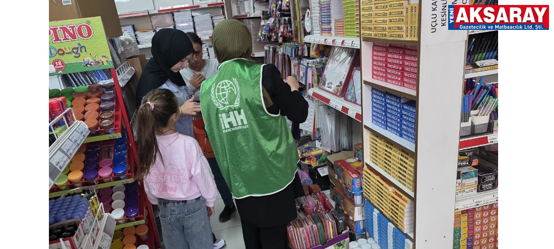 Yetim ve ihtiyaç sahibi ailelere kırtasiye desteği